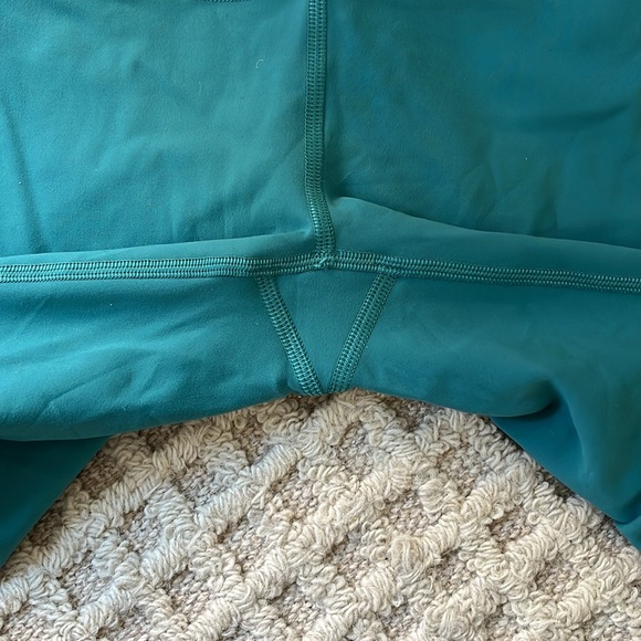 Lululemon Wunder Train High Rise Short 8" Teal Lagoon 4 - Picture 7 of 12